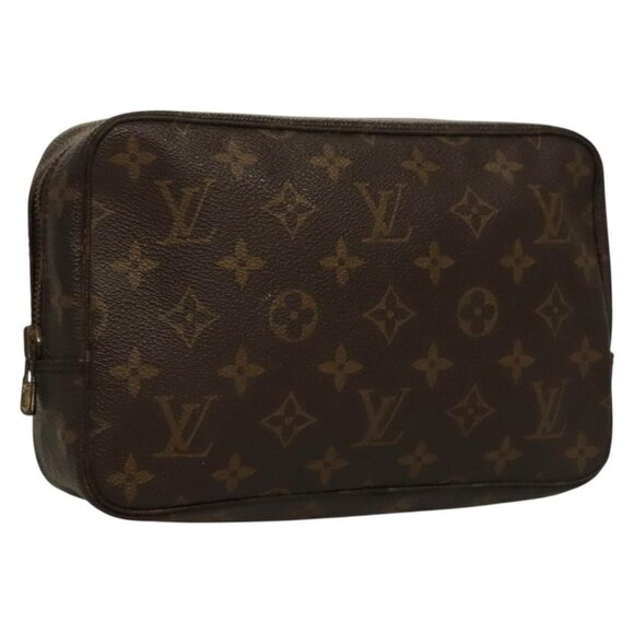 LOUIS VUITTON Monogram Trousse Toilette 23 Clutch Bag M47524 LV Auth 132054 - Picture 1 of 16